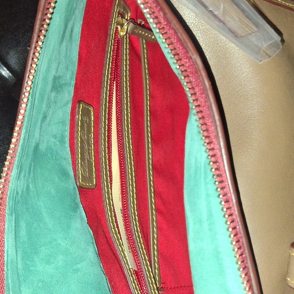 Dooney & Bourke Florentine Leather "Mini" Satchel Color Elephant - Picture 8 of 8